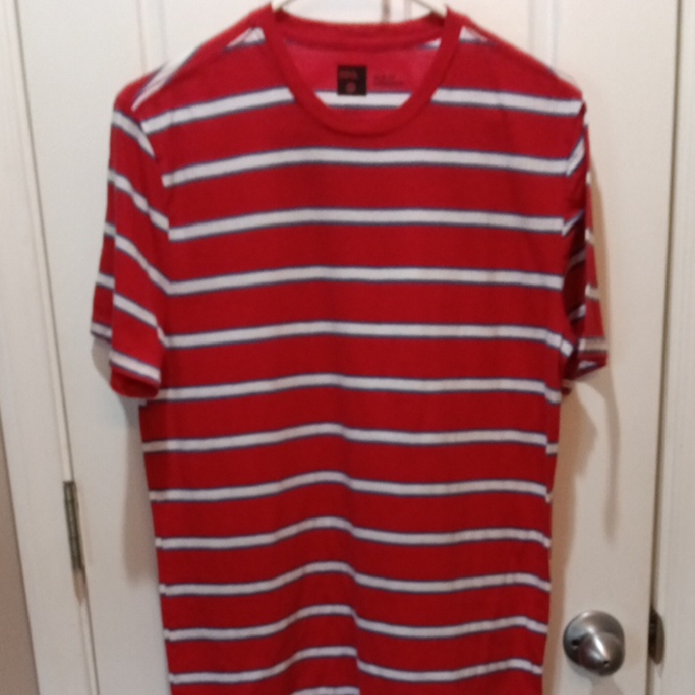 BDG Red Striped Men's Shirt